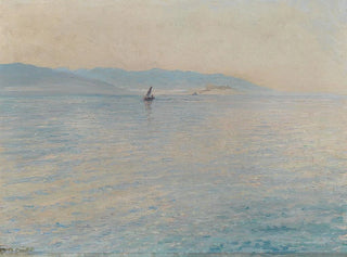 Ruhiges Meer - Menci Clement Crnčić — Ansicht des Kunstwerks