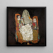 Mutter mit zwei Kindern III - Egon Schiele — gerahmtes Bild an der Wand