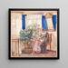 Mutter und Kind, die Bilder betrachten, Anna und Hans Syberg - Fritz Syberg — gerahmtes Bild an der Wand