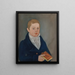 Portrait eines jungen Jungen - Micah Williams — gerahmtes Bild an der Wand