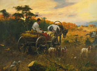 Abenddämmerung - Michał Gorstkin Wywierski — Ansicht des Kunstwerks