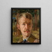 Selbstporträt - Michał Rouba — gerahmtes Bild an der Wand