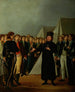 Reverend Józef Jakubowski im Lager von Kościuszko bei Warschau im Jahr 1794 - Michał Stachowicz — Ansicht des Kunstwerks
