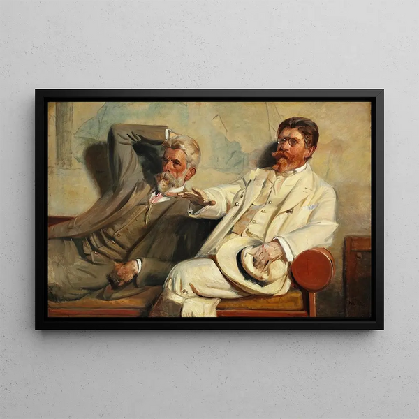 Michael Ancher - Art critics Study.webp