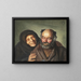 Bonatzi et la joyeuse Elsie - Michael Ancher — gerahmtes Bild an der Wand