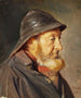 Der Fischer Ole Svendsen seitlich gesehen nach Südwesten - Michael Ancher — Ansicht des Kunstwerks