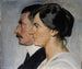 König Christian X und Königin Alexandrine von Dänemark - Michael Ancher — Ansicht des Kunstwerks