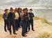 Pêcheurs de Skagen regardent la mer - Michael Ancher — Ansicht des Kunstwerks