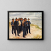 Pêcheurs de Skagen regardent la mer - Michael Ancher — gerahmtes Bild an der Wand