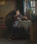 Die Lesung der Frau des Künstlers - Michael Ancher — Ansicht des Kunstwerks