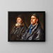 À des pêcheurs - Michael Ancher — gerahmtes Bild an der Wand