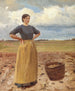 Junge Frau - Michael Ancher — Ansicht des Kunstwerks