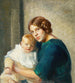 Junge Mutter mit Kind - Michael Ancher — Ansicht des Kunstwerks