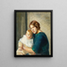 Junge Mutter mit Kind - Michael Ancher — gerahmtes Bild an der Wand