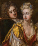 Portrait einer Dame und eines Edelmanns - Michael Dahl — Ansicht des Kunstwerks