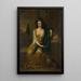 Portrait einer Frau - Michael Dahl — gerahmtes Bild an der Wand