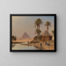Die Pyramiden von Gizeh - Michael Haubtmann — gerahmtes Bild an der Wand