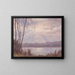 Abend am Simssee - Michael Licklederer — gerahmtes Bild an der Wand