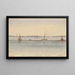Juli 1846 nach New York vom Raritan-Fluss aus - Michael Seymour — gerahmtes Bild an der Wand