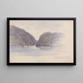 Michael Seymour - Looking up the Hudson from West Point US July 24th 1846.webp