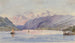 Les Highlands depuis Newburgh et Butter Hill, rivière Hudson - Michael Seymour — Ansicht des Kunstwerks