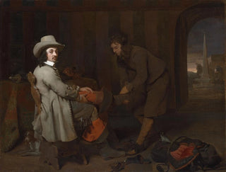 Anthonij de Bordes und sein Diener - Michael Sweerts — Ansicht des Kunstwerks