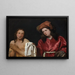 Vêtir les nus - Michael Sweerts — gerahmtes Bild an der Wand