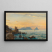 Capo Zafferano im Golf von Palermo - Michael Zeno Diemer — gerahmtes Bild an der Wand