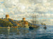 Ansicht vom Bosporus mit Rumelihisari - Michael Zeno Diemer — Ansicht des Kunstwerks