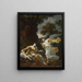 Agar und der Engel - Michel Dorigny — gerahmtes Bild an der Wand