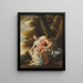 L'éducation de Cupidon - Michel Dorigny — gerahmtes Bild an der Wand