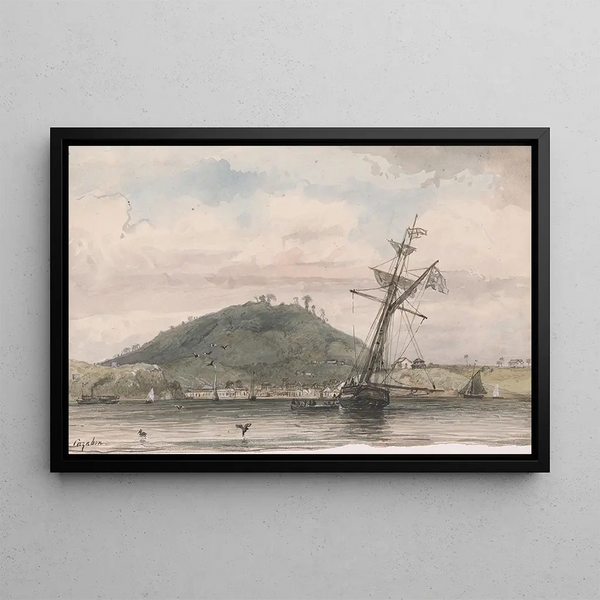 Michel Jean Cazabon - San Fernando and Naparima Hill.webp