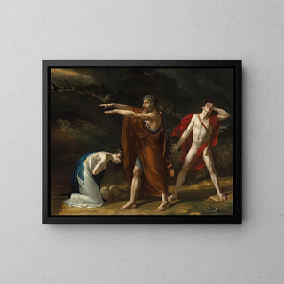 Michel Lambert - Antigone imploring Oedipus to lift his curse from Polynices.webp
