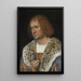 Portrait von Diego de Guevara - Michel Sittow — gerahmtes Bild an der Wand