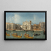 Der Große Kanal mit der Kirche San Stae, Venedig - Michele Marieschi — gerahmtes Bild an der Wand