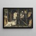 Treppe in einem Renaissance-Haus - Michele Marieschi — gerahmtes Bild an der Wand