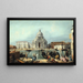 L'église Santa Maria della Salute Venise - Michele Marieschi — gerahmtes Bild an der Wand