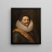 Frederik Hendrik Nassau Fürst von Oranien - Michiel Jansz. van Mierevelt — gerahmtes Bild an der Wand