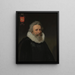 Jacob van Dalen 1570-1644 genannt Vallensis - Michiel Jansz. van Mierevelt — gerahmtes Bild an der Wand