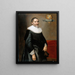 Porträt von François van Aerssen – Michiel van Mierevelt — gerahmter Kunstdruck an der Wand