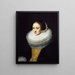 Portrait einer Dame - Michiel Jansz. van Mierevelt — gerahmtes Bild an der Wand