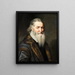 Portrait eines achtzigjährigen Mannes - Michiel Jansz. van Mierevelt — gerahmtes Bild an der Wand