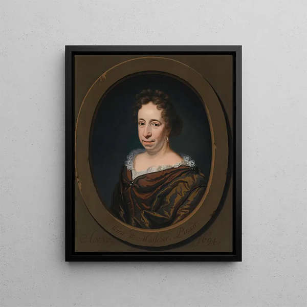 Michiel Van Musscher - Portrait Of Anna Verbie.webp