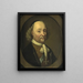 Portrait von Johan Maurits 1604-79 Graf von Nassau-Siegen und Gouverneur Brasiliens - Michiel van Musscher — gerahmtes Bild an der Wand