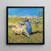 Midi dans les Alpes - Giovanni Segantini — gerahmtes Bild an der Wand