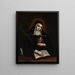 Sainte Gertrude Santa Gertrudis - Miguel Cabrera — gerahmtes Bild an der Wand