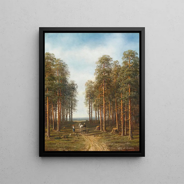 Mikhail Konstantinovich Klodt - Path Through The Pine Forest.webp