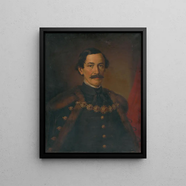 Mikls Barabs - Portrait of Count Teleki Mikls Barabs.webp