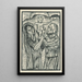 Sainte Famille - Mikuláš Galanda — gerahmtes Bild an der Wand