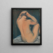 Studie einer Akt-Studie - Mikuláš Galanda — gerahmtes Bild an der Wand